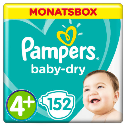 Gr Monatsbox 4+ 1 x 152 Größe: 4+ Pampers Baby-Dry Windeln 10-15kg 