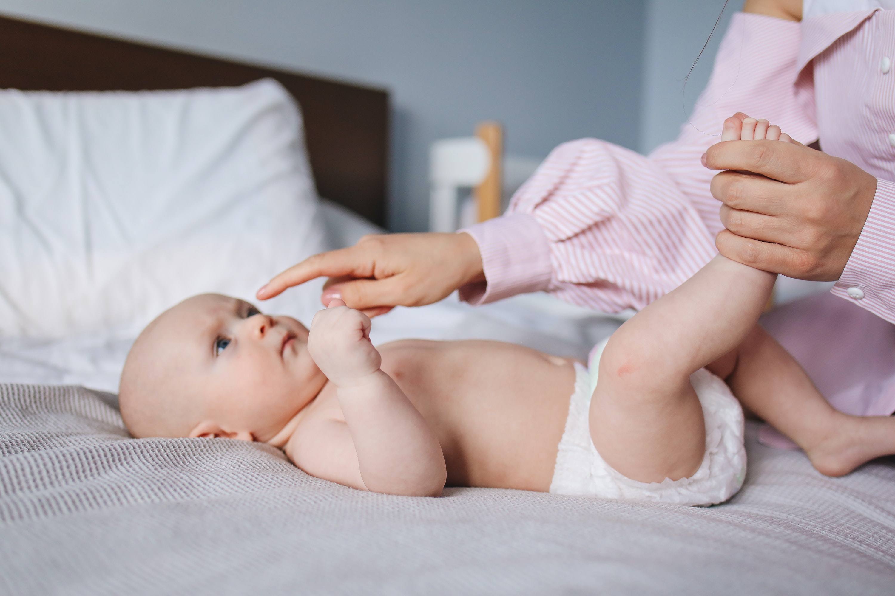 Baby Ausschlag im Windelbereich